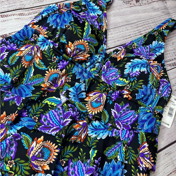 Swim Solutions One Piece Swim Dress - Picture 5 of 6